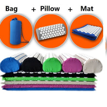 Load image into Gallery viewer, Non-Slip Acupressure Cushion Massage Mat Body Pain Spike Fitness Pilates Exercise Pillow Yoga Mat Gift Bag Applicator kuznetsov