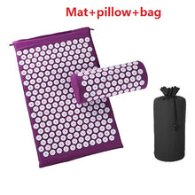 Load image into Gallery viewer, Non-Slip Acupressure Cushion Massage Mat Body Pain Spike Fitness Pilates Exercise Pillow Yoga Mat Gift Bag Applicator kuznetsov