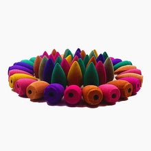 Load image into Gallery viewer, Incensory Buddha Statue Incense Cones Ceramic Censer Holder Burner Backflow Incense Burner Smoke Home Decor A $