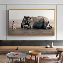 Load image into Gallery viewer, Buddha Modern Canvas Painting Nordic Posters And Prints Zen Home Decoration Elephant religion Art Wall Picture For Living Room