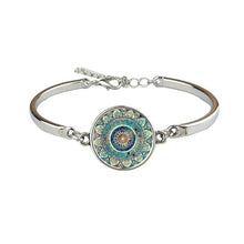 Load image into Gallery viewer, SUTEYI Charm Mandala Art Picture Earrings Henna Crystal Earring Yoga Om Symbol Zen Buddhism Glass Earrings For Women Jewellery