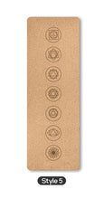 Load image into Gallery viewer, 70in Yoga mat Fitness Natural Cork mats Pilates Sport mat Balance Training mat Gym with Position Line Ant-Slip exercise yoga mat