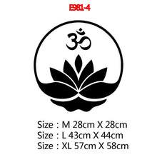 Load image into Gallery viewer, Yoga Meditation Vinyl Wall Stickers Buddhist Zen Wall Decal for bedroom Removable Wall Sticker Decor Yoga Wallpaper