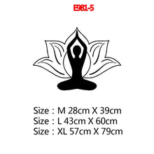 Load image into Gallery viewer, Yoga Meditation Vinyl Wall Stickers Buddhist Zen Wall Decal for bedroom Removable Wall Sticker Decor Yoga Wallpaper