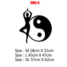 Load image into Gallery viewer, Yoga Meditation Vinyl Wall Stickers Buddhist Zen Wall Decal for bedroom Removable Wall Sticker Decor Yoga Wallpaper