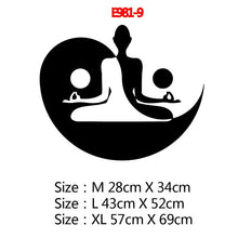 Load image into Gallery viewer, Yoga Meditation Vinyl Wall Stickers Buddhist Zen Wall Decal for bedroom Removable Wall Sticker Decor Yoga Wallpaper
