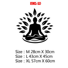 Load image into Gallery viewer, Yoga Meditation Vinyl Wall Stickers Buddhist Zen Wall Decal for bedroom Removable Wall Sticker Decor Yoga Wallpaper