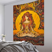 Load image into Gallery viewer, Indian mysterious Mandala tapestry wall decoration witchcraft tapestry Bohemian Hippie home decoration mattress yoga mat