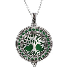 Load image into Gallery viewer, Aromatherapy Necklace Tree of Life Diffuser Jewelry Vintage Open Locket Pendant Essential Oil Perfume Aroma Diffuser Necklace
