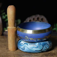 Load image into Gallery viewer, Singing Bowl Buddhism Home Decoration Nepal Chakra Meditation Tibetan Buddhism Yoga Healing Relaxation Low Frequency Sound Deep

