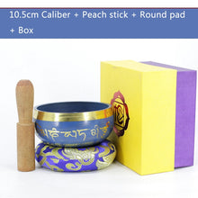 Load image into Gallery viewer, Singing Bowl Buddhism Home Decoration Nepal Chakra Meditation Tibetan Buddhism Yoga Healing Relaxation Low Frequency Sound Deep
