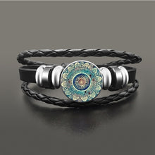 Load image into Gallery viewer, SUTEYI Charm Mandala Art Picture Earrings Henna Crystal Earring Yoga Om Symbol Zen Buddhism Glass Earrings For Women Jewellery
