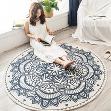 Load image into Gallery viewer, Mandala Carpet Nordic Bohemian Floor Carpets for Living Room Bedroom Anti-slip Doormat Yoga Mat Tassels Area Rugs
