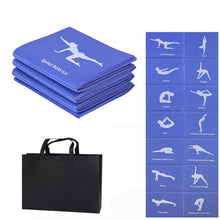 Load image into Gallery viewer, PVC Foldable Yoga Mat Exercise Pad Thick Non-slip Folding Gym Fitness Mat Pilates Supplies Floor Play Mat
