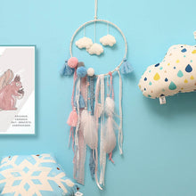 Load image into Gallery viewer, Hot color clouds dream net pendant INS style girls heart send friend new creative lighting gifts pendant dreamcatcher with light
