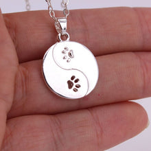 Load image into Gallery viewer, hzew Bagua map dog and cat paw claw pendant necklace
