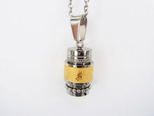 Load image into Gallery viewer, Om Mani Padme Hum Rotatable Mantra Buddhist Prayer Wheel Pendant Necklace For Women and Men Zen Jewelry [2 Variants]
