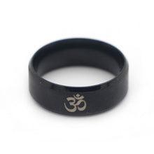 Load image into Gallery viewer, M1284 DMLSKY Om Symbol,Buddhism, Zen Art Ring Stainless Steel Jewelry India Om Yoga Motor Biker Rings Gift For Man Women
